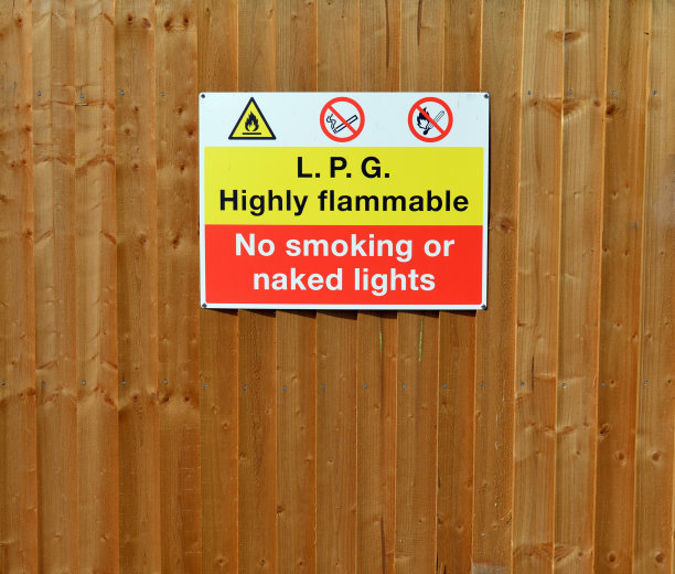 易燃的危险信号。图片下载