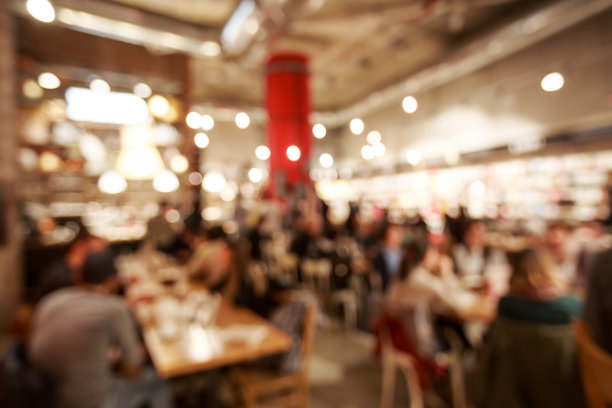 模糊的咖啡馆或咖啡店图片下载