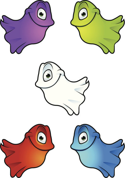 卡通开心鬼图片下载