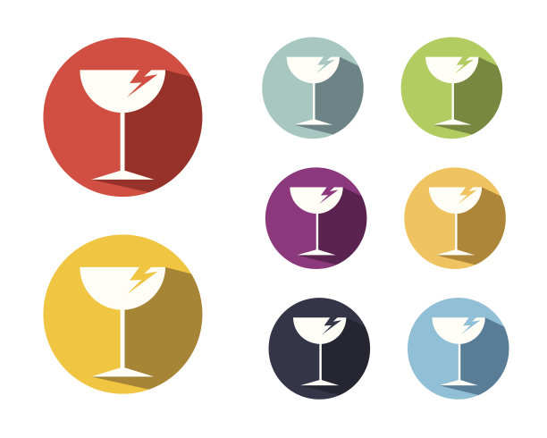 破碎的玻璃图标图片下载