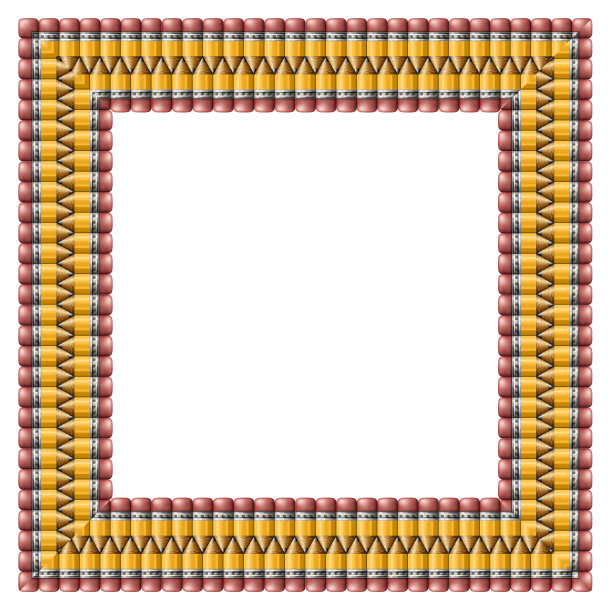 铅笔框架图片下载