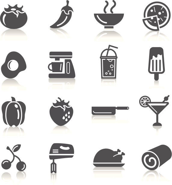 食物和饮料图标图片下载