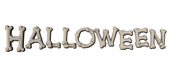 万圣节的骨头图片下载