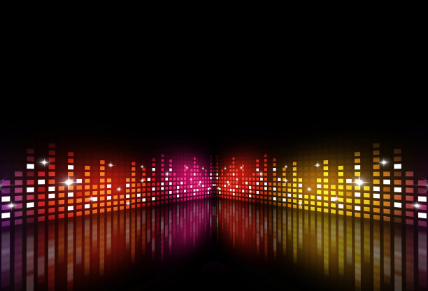 音乐多色派对均衡器图片下载