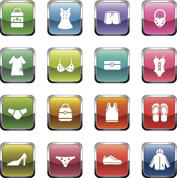 服装和配饰图标图片下载