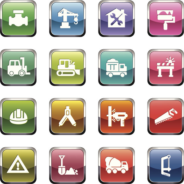 建筑图标图片下载