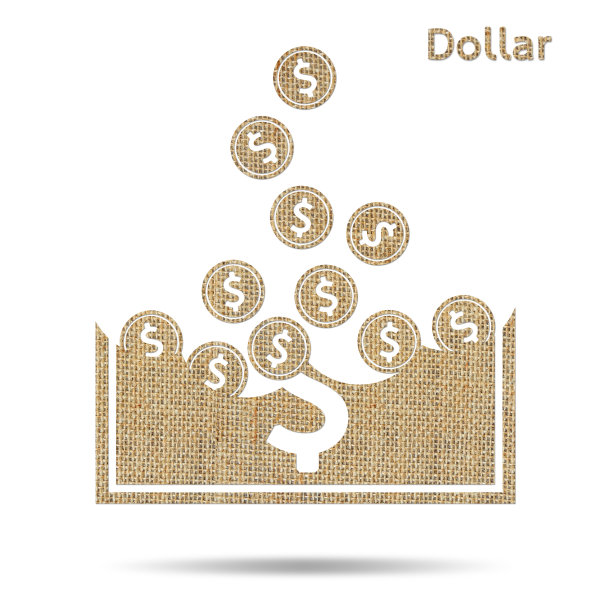 粗麻布美元符号图片下载