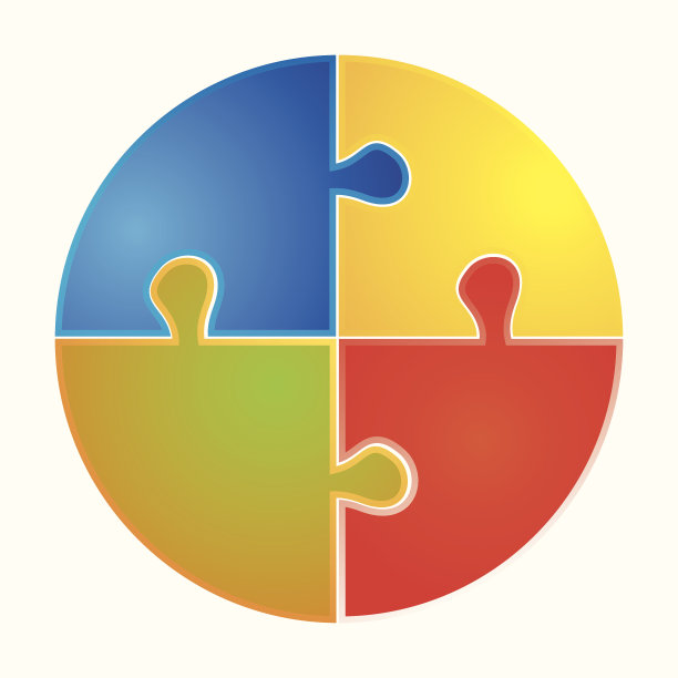 拼图信息图图片下载