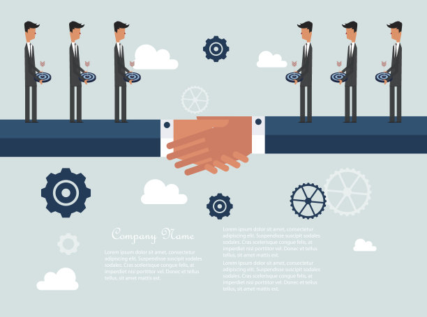 企业合作的概念图片下载