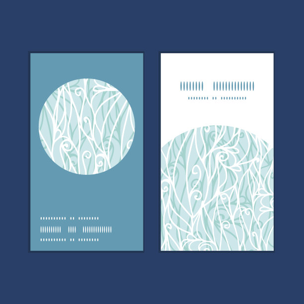 向量抽象霜漩涡纹理垂直圆框图案业务图片下载