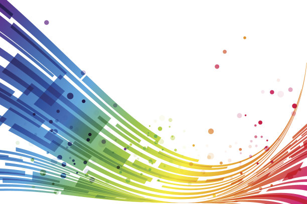 抽象条纹彩虹背景图片下载