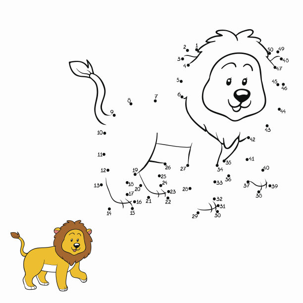 数字游戏(狮子)图片下载