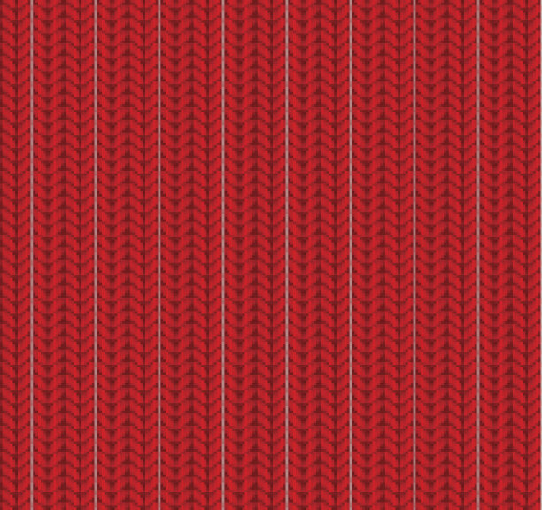 针织无缝模式。红色的。向量图片下载