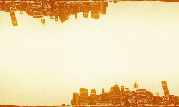 素描纽约天际线的背景图片下载