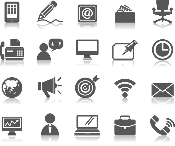 商业和沟通图标图片下载