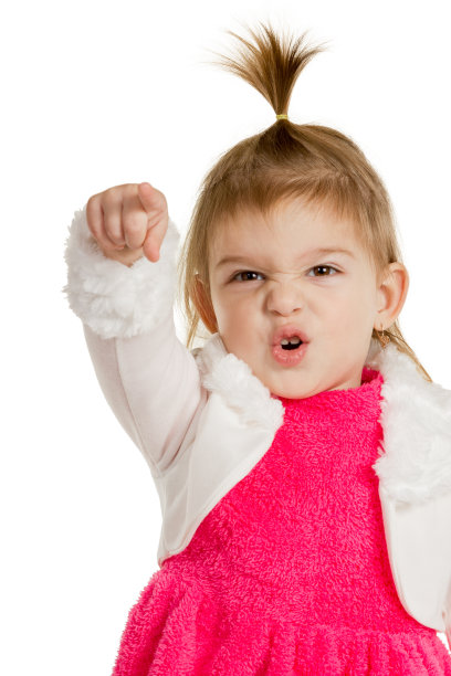 孩子指指手向前闭合图片下载