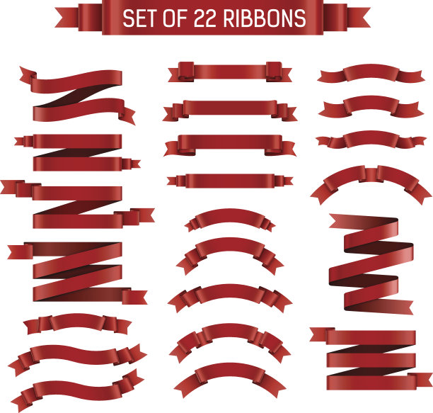 一套红丝带图片下载