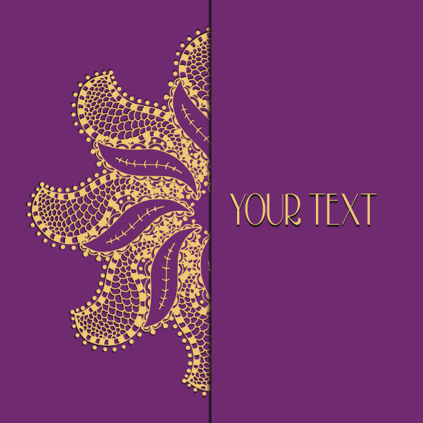 抽象圆形花卉矢量装饰图片下载