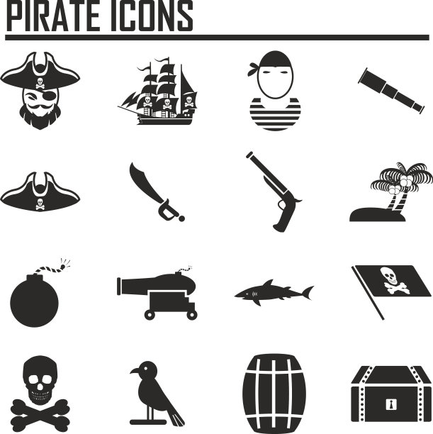 海盗图标设置图片下载