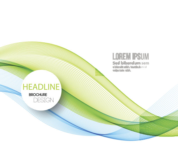 抽象烟雾波背景。模板宣传册设计图片下载