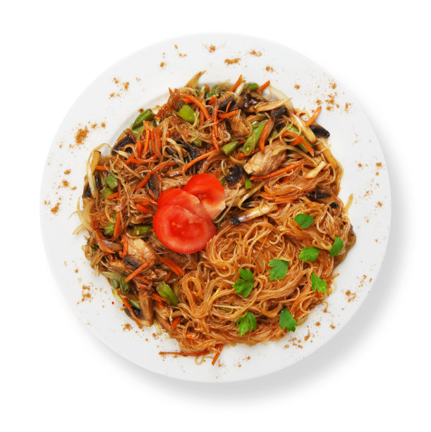 亚洲食品。泰国炒米粉图片下载