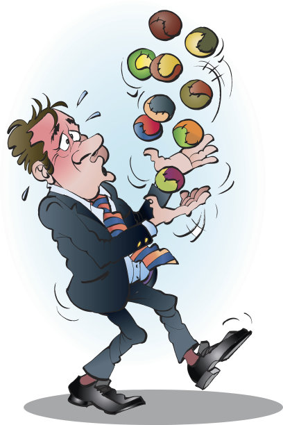 经理在空中有很多球图片下载