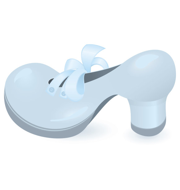 蓝鞋矢量图片下载