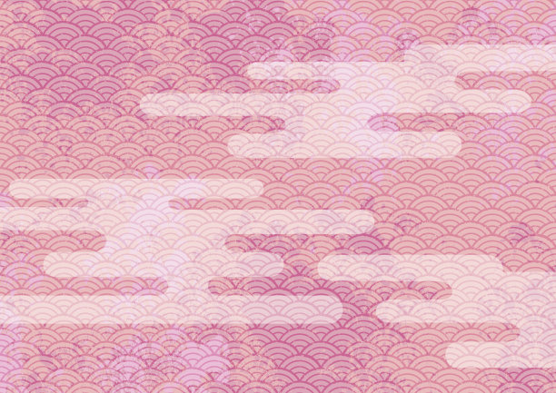 日本传统的波浪图案图片下载
