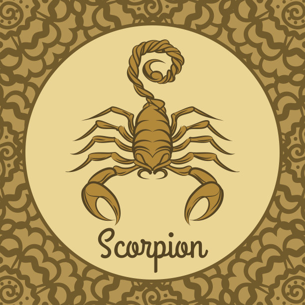 蝎子标志图标图片下载