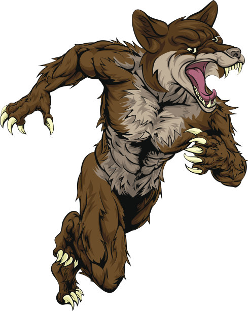 狼体育吉祥物图片下载