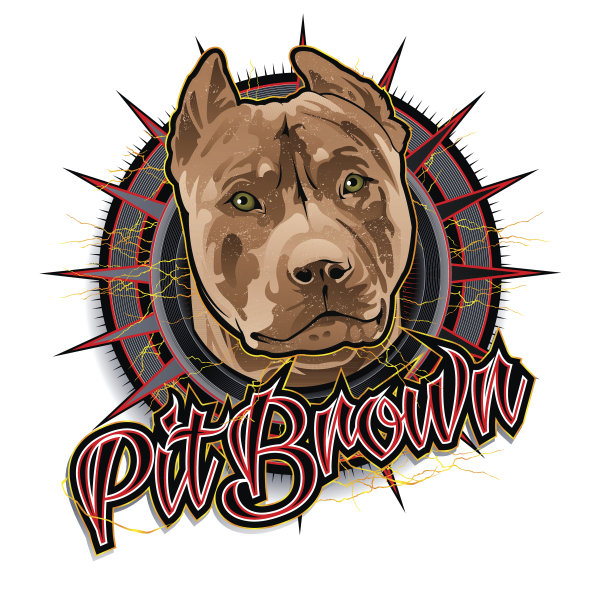 比特棕狗艺术图片下载