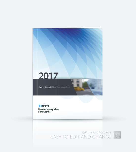 宣传册模板布局、封面设计、年报、杂志、素材图片
