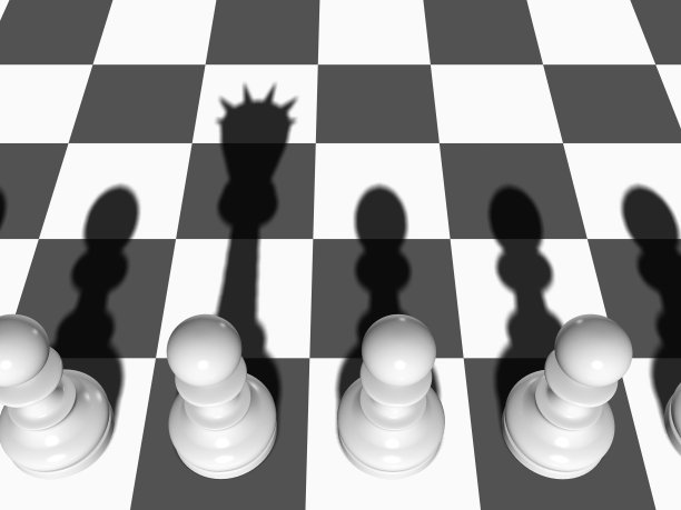 棋盘上的卒子，棋盘上的影子图片下载