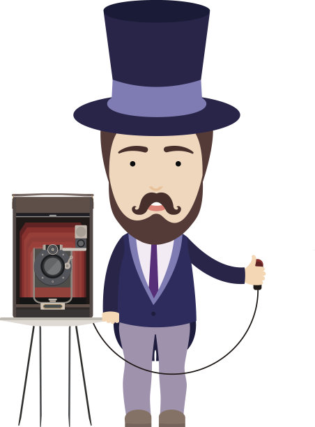 使用复古相机的摄影师图片下载