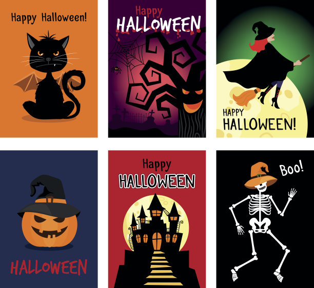 万圣节贺卡图片素材ID：142432558