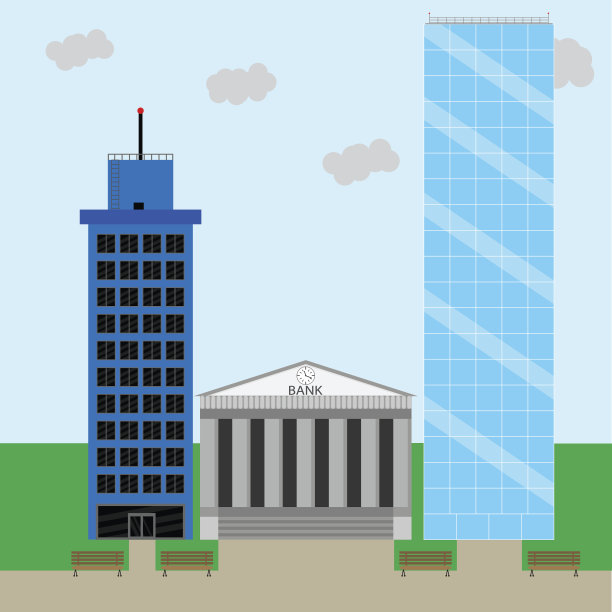 金融商务区图片下载