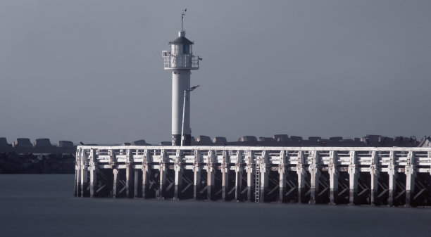 灯塔在Ostende,比利时图片下载
