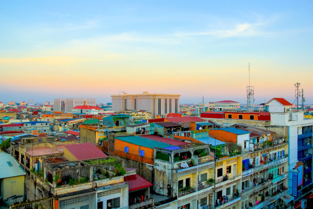 金边，早上，柬埔寨图片下载