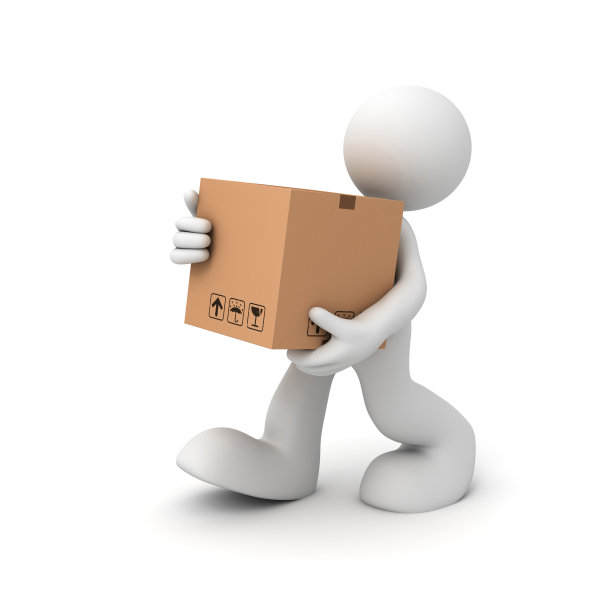 送货员概念3D图图片下载