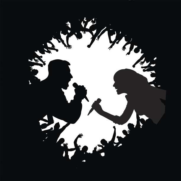 音乐节的横幅。图片下载