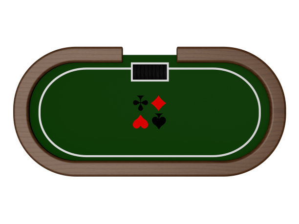 扑克表。孤立在白色的。3 d渲染插图。图片下载