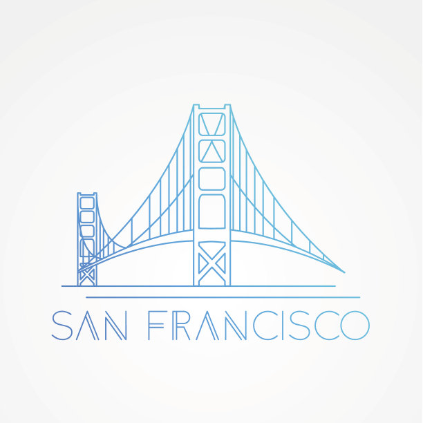 举世闻名的金门大桥图片下载