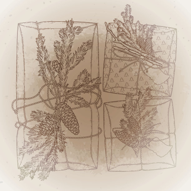 图形的礼物包图片下载