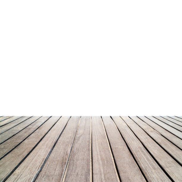 棕色木板孤立在白色背景上。做广告，展示你的产品图片下载