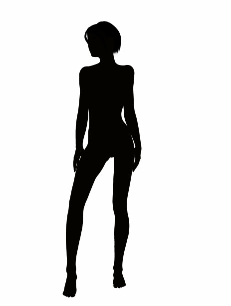 摆姿势的女孩图片下载