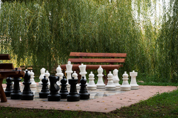 大型户外国际象棋素材图片