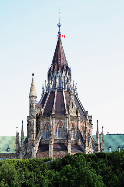 渥太华议会图书馆图片下载