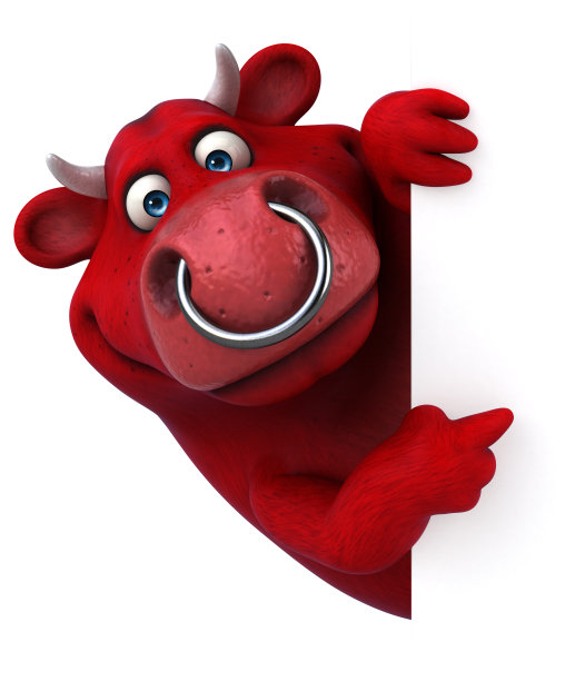 红牛- 3D插图图片下载