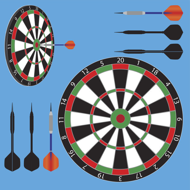 飞镖板和飞镖图片下载