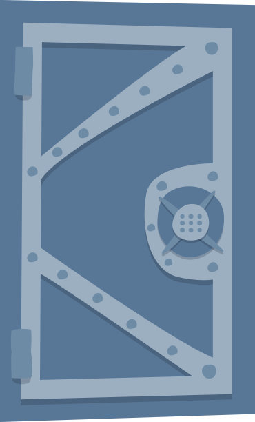 银行安全门隔离矢量图片下载